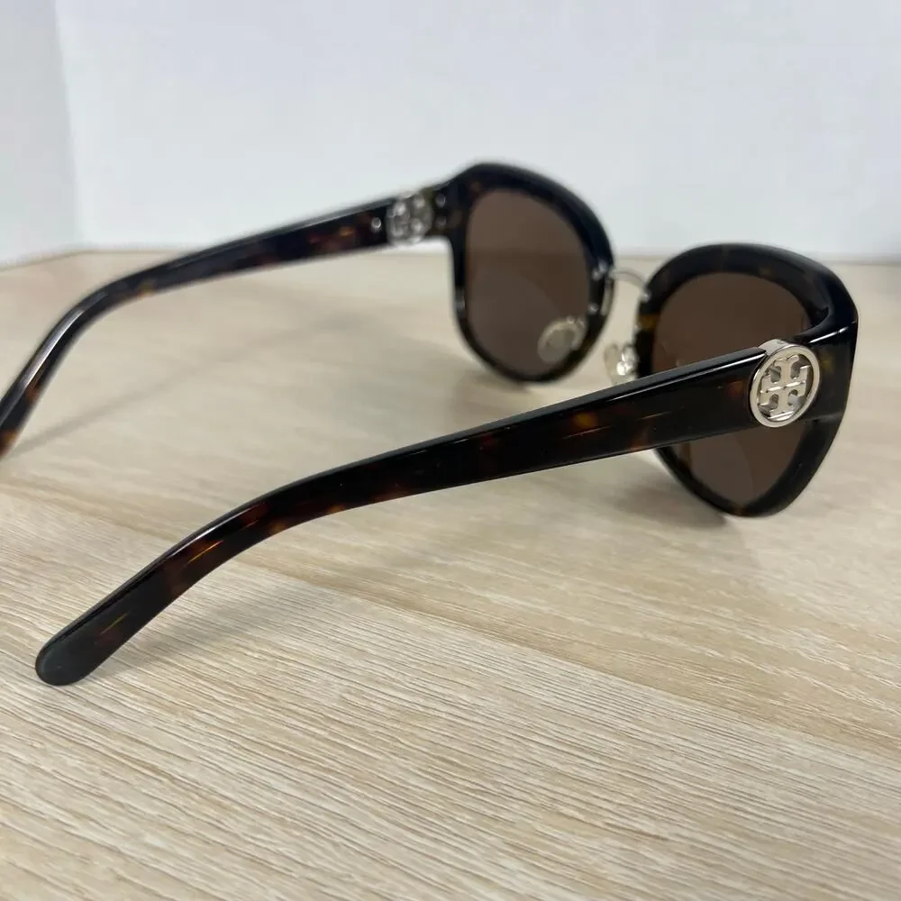 Tory Burch TY7124 1728/13 Oversized Sunglasses Tortoise Shell 57-21